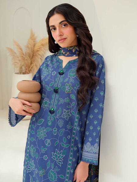 3 Piece Lawn Suit-Printed (Unstitched)