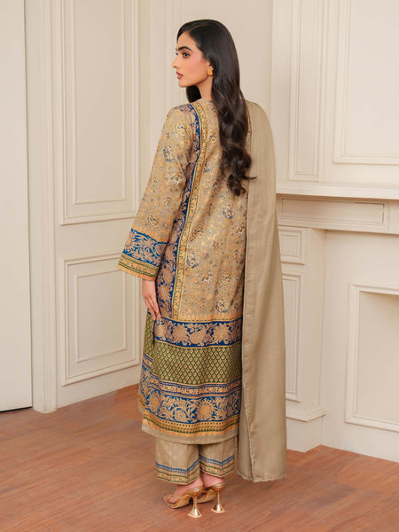 3 Piece Khaddar Suit-Embroidered (Unstitched)