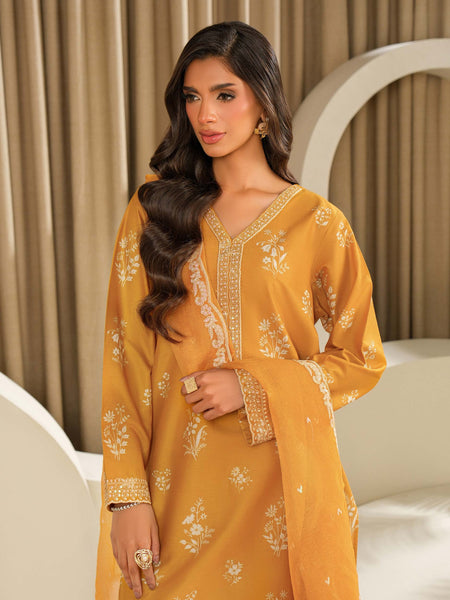 3 Piece Lawn Suit-Embroidered (Unstitched)