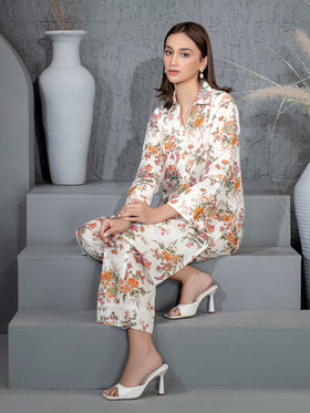 2 Piece Khaddar Suit-Printed (Unstitched)