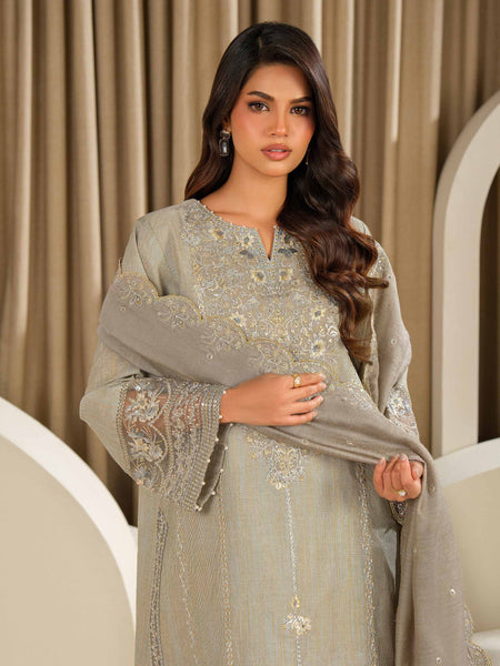 3 Piece Missouri Suit-Embroidered (Unstitched)