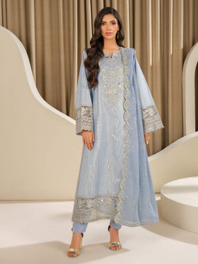 3 Piece Missouri Suit-Embroidered (Unstitched)