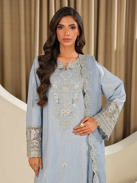 3 Piece Missouri Suit-Embroidered (Unstitched)