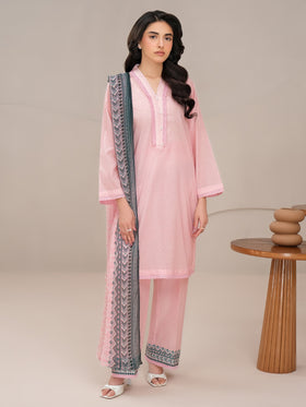 3 Piece Lawn Suit-Printed (Unstitched)