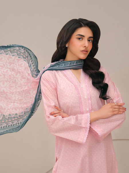 3 Piece Lawn Suit-Printed (Unstitched)