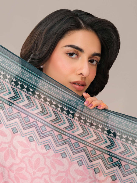 3 Piece Lawn Suit-Printed (Unstitched)
