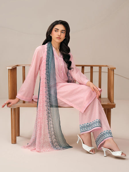 3 Piece Lawn Suit-Printed (Unstitched)