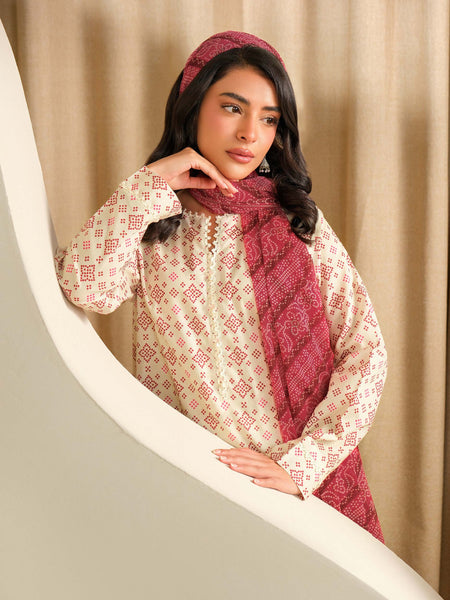 2 Piece Lawn Suit-Printed (Unstitched)