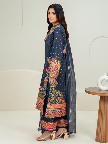 3 Piece Lawn Suit-Paste Print (Unstitched)
