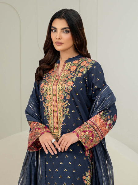 3 Piece Lawn Suit-Paste Print (Unstitched)