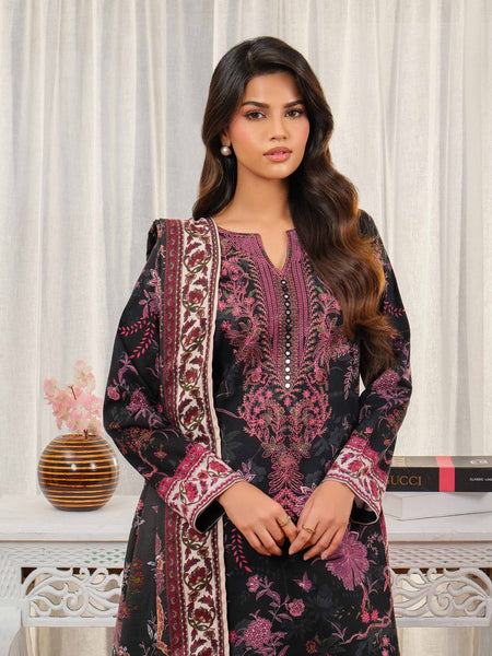 3 Piece Khaddar Suit-Embroidered (Unstitched)