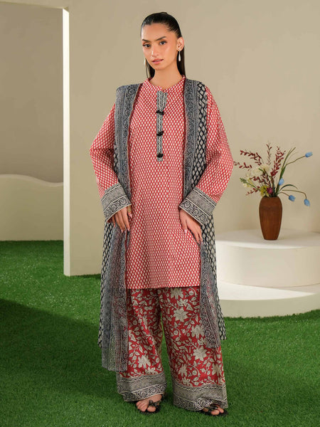 3 Piece Lawn Suit-Printed (Unstitched)
