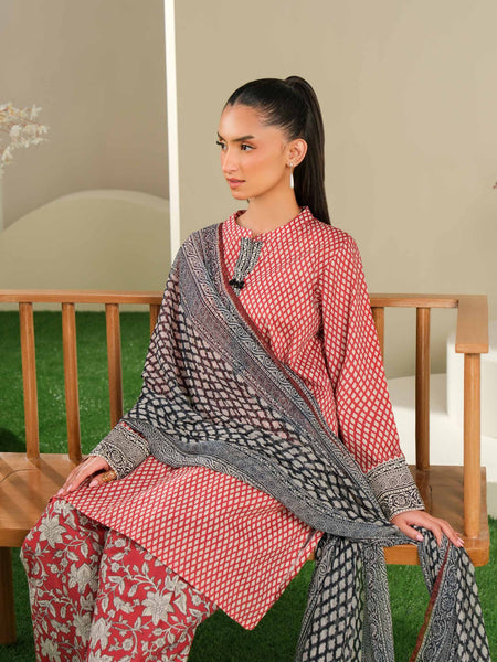 3 Piece Lawn Suit-Printed (Unstitched)