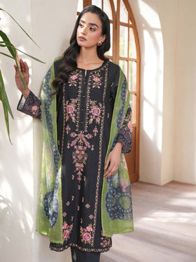 3 Piece Lawn Suit-Embroidered (Unstitched)