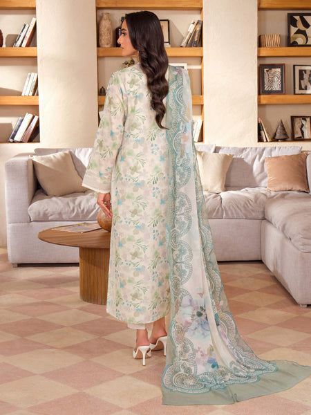 3 Piece Lawn Suit-Embroidered (Unstitched)