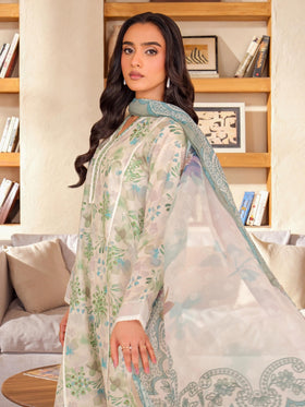 3 Piece Lawn Suit-Embroidered (Unstitched)
