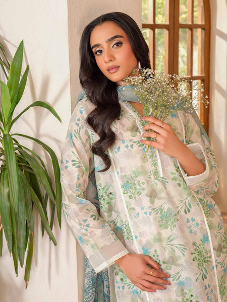 3 Piece Lawn Suit-Embroidered (Unstitched)