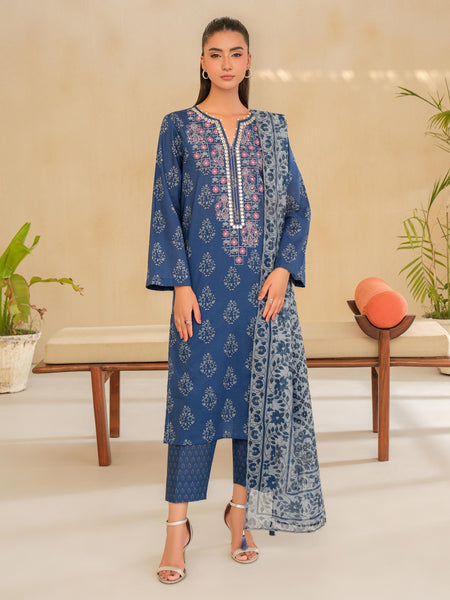 3 Piece Lawn Suit-Embroidered (Unstitched)
