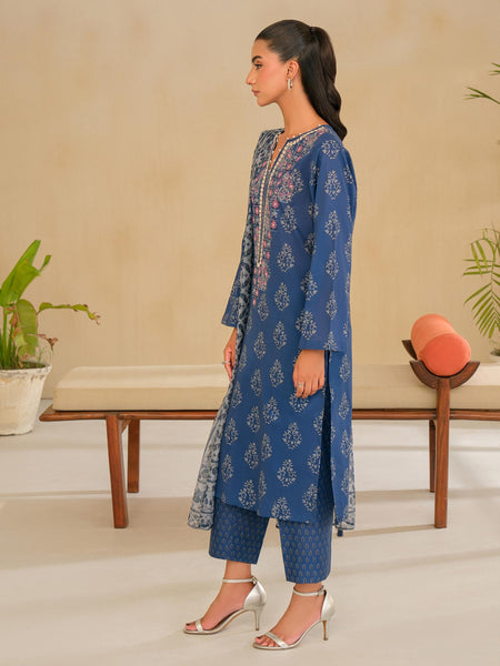 3 Piece Lawn Suit-Embroidered (Unstitched)
