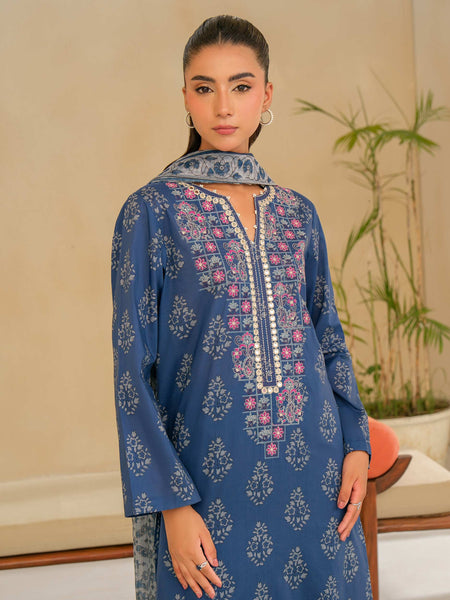 3 Piece Lawn Suit-Embroidered (Unstitched)