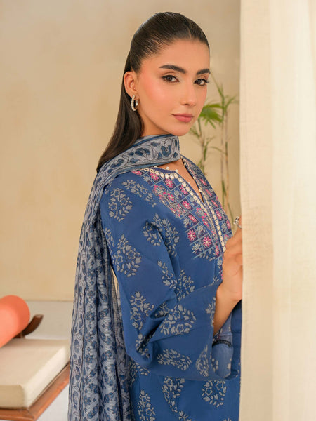 3 Piece Lawn Suit-Embroidered (Unstitched)