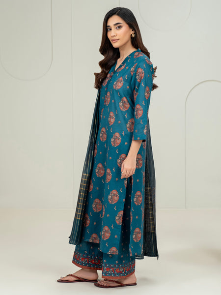 3 Piece Lawn Suit-Paste Print (Unstitched)