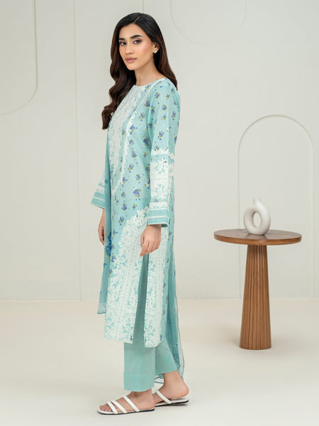 3 Piece Lawn Suit-Paste Print (Unstitched)