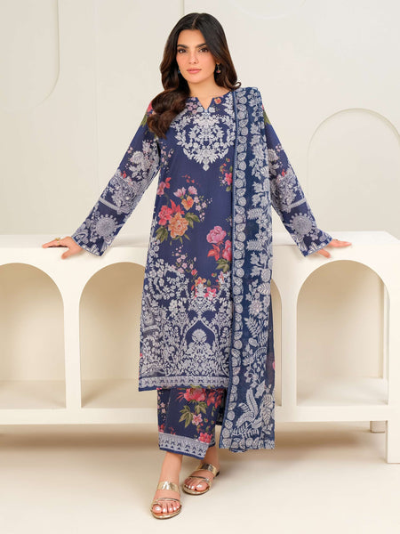 3 Piece Lawn Suit-Printed (Unstitched)