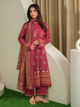 3 Piece Lawn Suit-Printed (Unstitched)