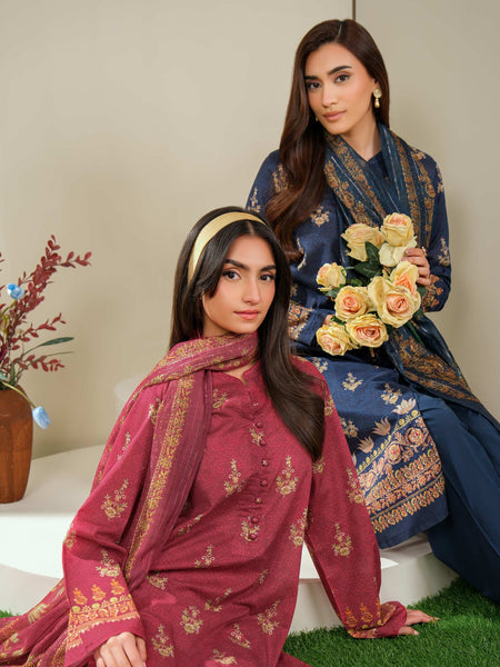 3 Piece Lawn Suit-Printed (Unstitched)