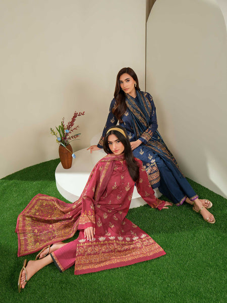 3 Piece Lawn Suit-Printed (Unstitched)
