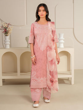 3 Piece Lawn Suit-Paste Print (Unstitched)
