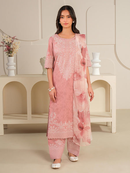 3 Piece Lawn Suit-Paste Print (Unstitched)