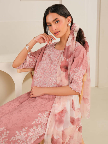 3 Piece Lawn Suit-Paste Print (Unstitched)