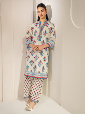 2 Piece Lawn Suit-Paste Print (Unstitched)