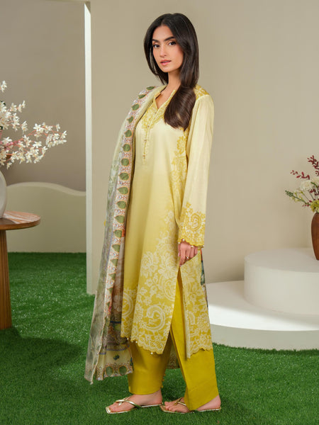 3 Piece Lawn Suit-Printed (Unstitched)