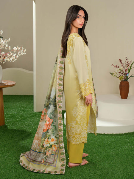 3 Piece Lawn Suit-Printed (Unstitched)
