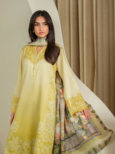 3 Piece Lawn Suit-Printed (Unstitched)