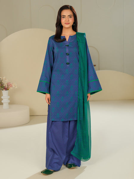 3 Piece Lawn Suit-Printed (Unstitched)