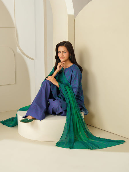 3 Piece Lawn Suit-Printed (Unstitched)