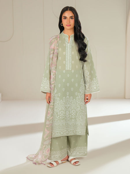 3 Piece Lawn Suit-Printed (Unstitched)