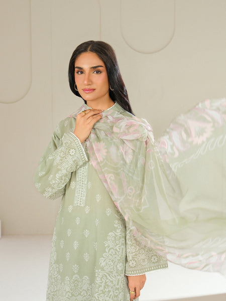 3 Piece Lawn Suit-Printed (Unstitched)