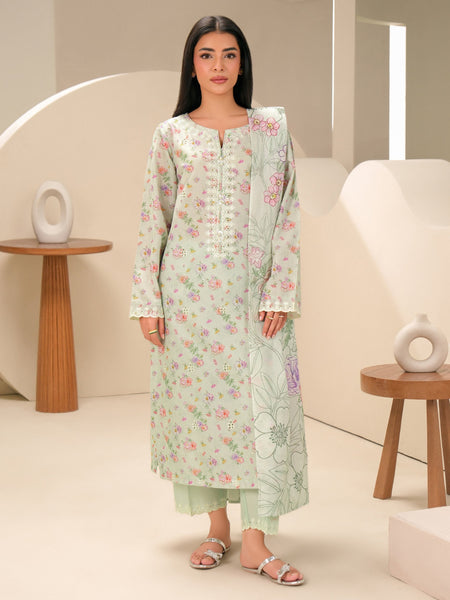 3 Piece Lawn Suit-Embroidered (Unstitched)