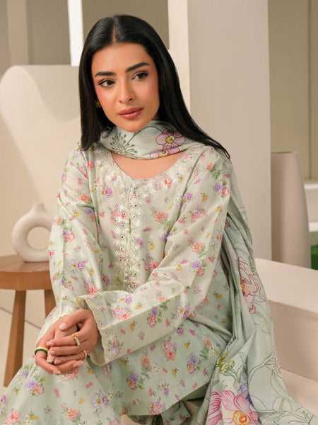 3 Piece Lawn Suit-Embroidered (Unstitched)