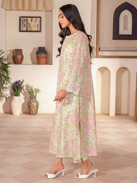 3 Piece Lawn Suit-Embroidered (Unstitched)