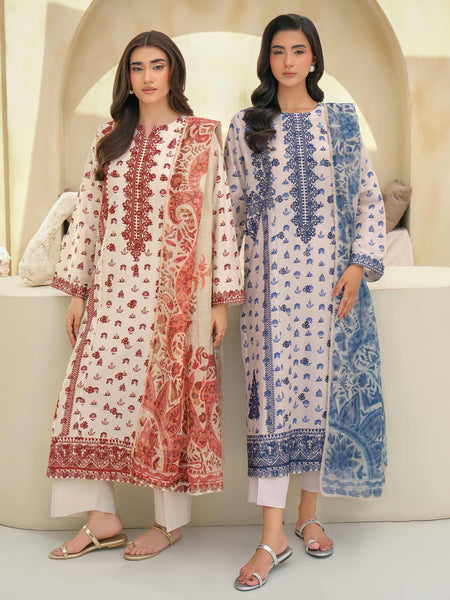 3 Piece Lawn Suit-Embroidered (Unstitched)