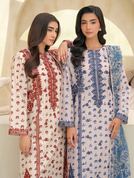 3 Piece Lawn Suit-Embroidered (Unstitched)