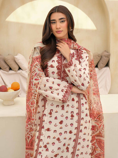 3 Piece Lawn Suit-Embroidered (Unstitched)