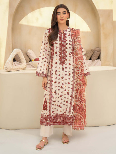 3 Piece Lawn Suit-Embroidered (Unstitched)