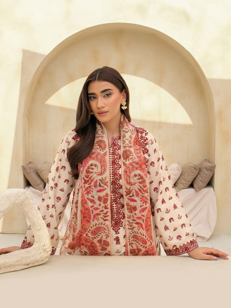 3 Piece Lawn Suit-Embroidered (Unstitched)